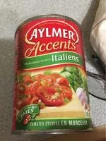 Mängden socker i Tomates (italiennes)