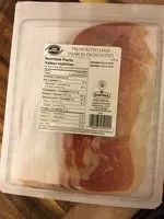 Mängden socker i Jambon cru Prosciutto