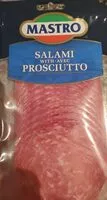 Mängden socker i Salami with prosciutto
