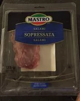 Mängden socker i Salami