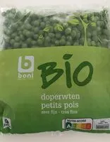Mängden socker i Boni petits pois Bio