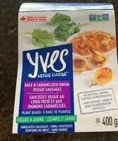 Mängden socker i Kale & Caramelized Onion Veggie Sausages