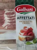 Mängden socker i Prosciutto crudo