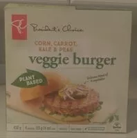 Mängden socker i Corn, Carrot, Kale & Peas Veggie Burgers