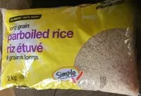Mängden socker i Parboiled rice