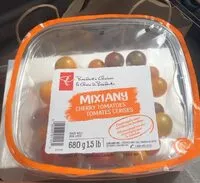 Mängden socker i Mixiany Cherry Tomatoes