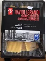 Mängden socker i Ravioli Grandi crevettes et honard
