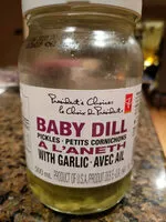 Mängden socker i Baby dill pickles with garlic