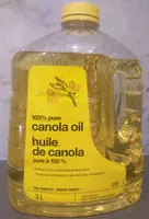 Mängden socker i 100% Pure Canola Oil