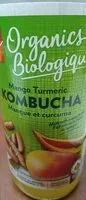 Mängden socker i Kombucha mangue et curcuma