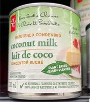 Mängden socker i Lait de coco concentré sucré