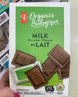 Mängden socker i Organic Milk Chocolate