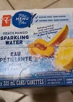 Mängden socker i Peach Mango sparkling water
