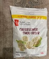 Mängden socker i Cauliflower (frozen)