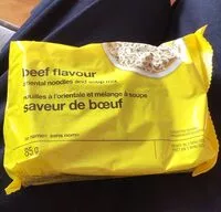 Mängden socker i beef instant noodle soup