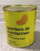 Mängden socker i Whole Mandarin Orange Segments in Light Syrup