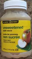 Mängden socker i Unsweetened Apple Sauce