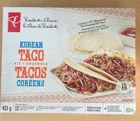 Mängden socker i Tacos coréens