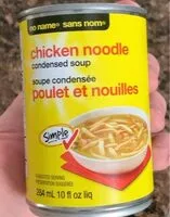 Mängden socker i Chicken noodle