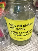 Mängden socker i Petit cornichons à l’aneth