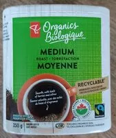 Mängden socker i Organics Medium Roast Coffee