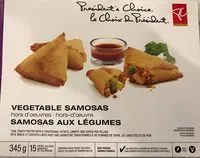 Mängden socker i Samosas aux légumes