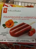 Mängden socker i Pc pops glacées framboise et hibiscus