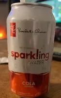Mängden socker i Sparkling water cola flavour