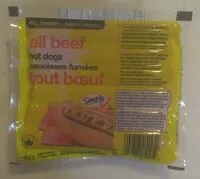 Mängden socker i All Beef Hot Dogs