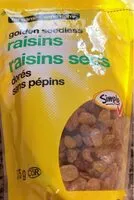 Mängden socker i Raisins secs dorés sans pépins