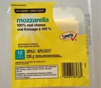 Mängden socker i Mozzarella
