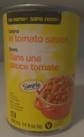 Mängden socker i Beans in Tomato Sauce