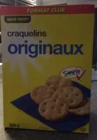 Mängden socker i Craquelins originaux