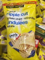 Mängden socker i Chips ondulées