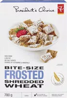 Mängden socker i Bite-size frosted shredded wheat cereal