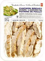 Mängden socker i Fire-roasted fully cooked chicken breast strips