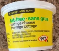 Mängden socker i Fat Free Cottage Cheese