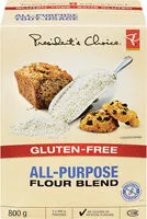 Mängden socker i Gluten-free all-purpose flour blend