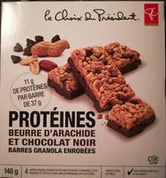 Mängden socker i Protein peanut butter & dark chocolate coated granola bars