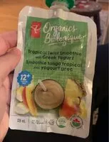 Mängden socker i Tropical twist smoothie with greek yogurt