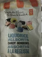 Mängden socker i Bonbons assortis à la réglisse
