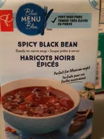 Mängden socker i Soupe haricots noirs épicés