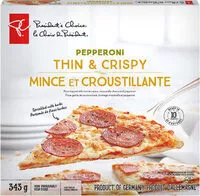 Mängden socker i Thin & crispy pepperoni pizza