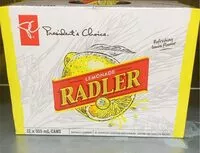 Mängden socker i Lemonade radler