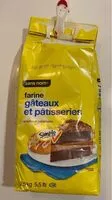 Mängden socker i Farine gâteaux et pâtisseries
