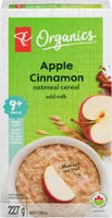 Mängden socker i Apple cinnamon oatmeal cereal baby