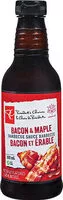 Mängden socker i Sauce Barbecue Au Bacon Et à L'érable Avec Arôme Naturel PC