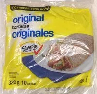 Mängden socker i Tortillas Originales