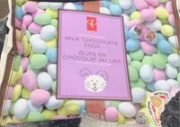 Mängden socker i Milk Chocolate Eggs