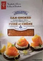 Mängden socker i Saumon de l'atlantique ecossais fumé au chêne